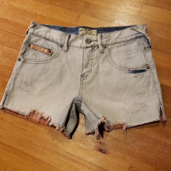 Free People Pants - FP free people jean distressed shorts size 24 y5